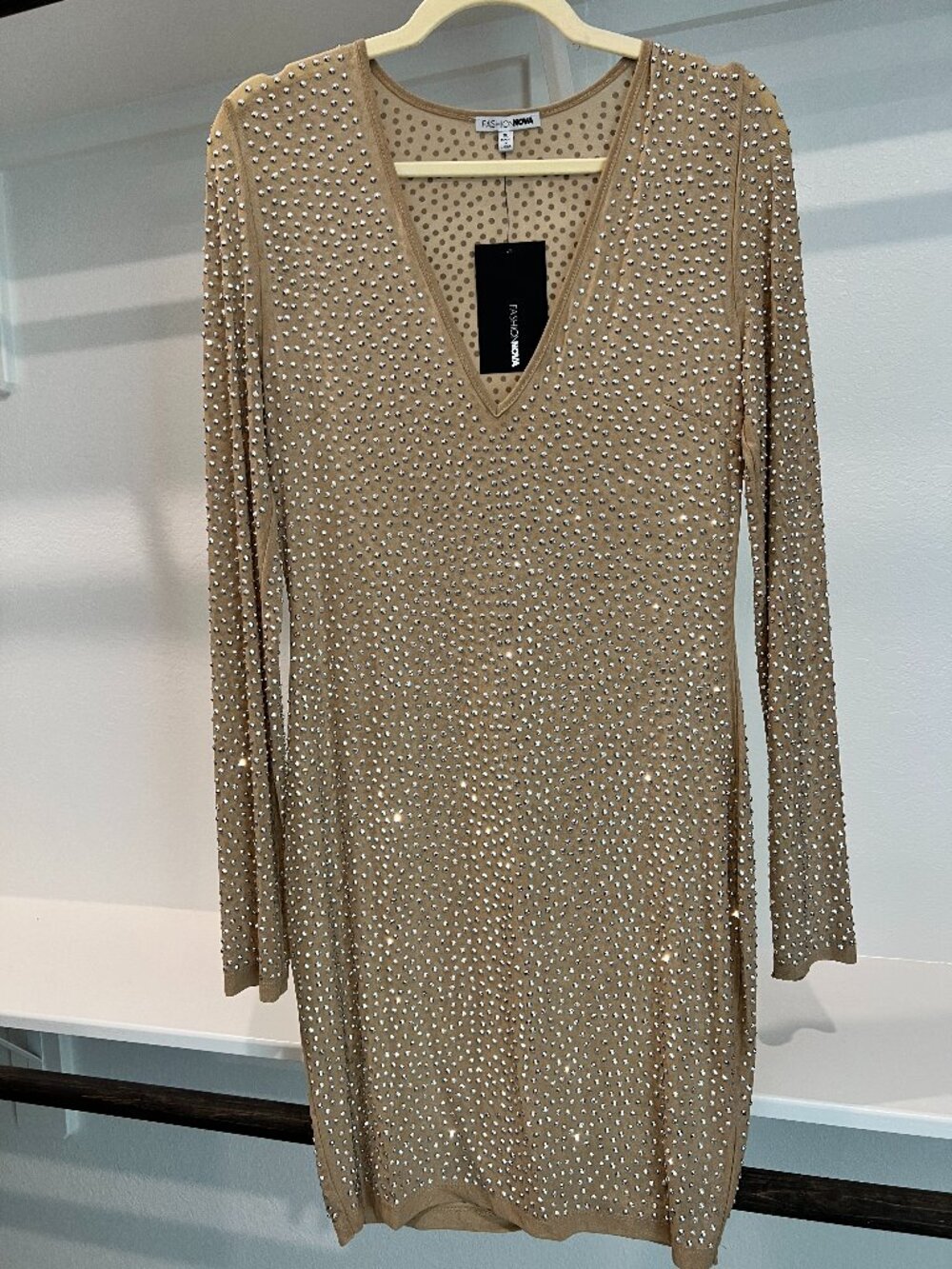 NWT Rhinestone Dress - Picture 2 of 7